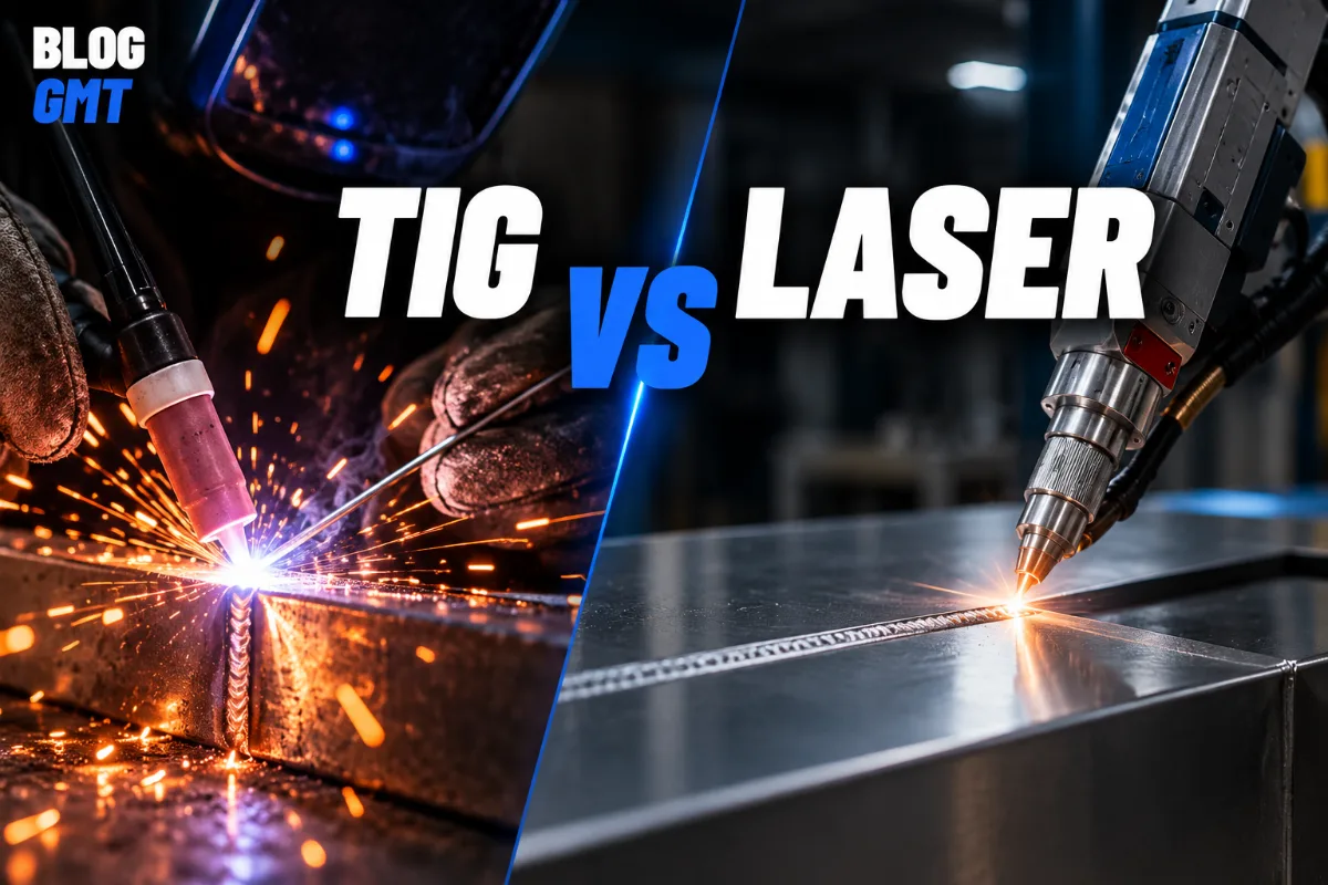 Comparação entre solda TIG e solda a laser em chapa metálica